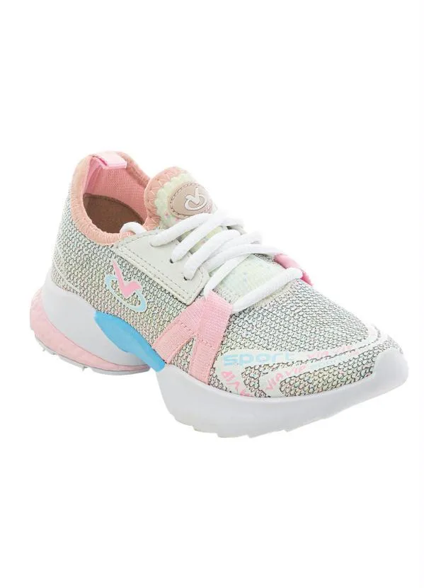 Perfecta - Tênis Infantil Rosa em Sintético