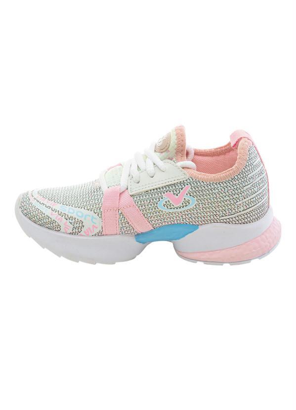 Perfecta - Tênis Infantil Rosa em Sintético 3