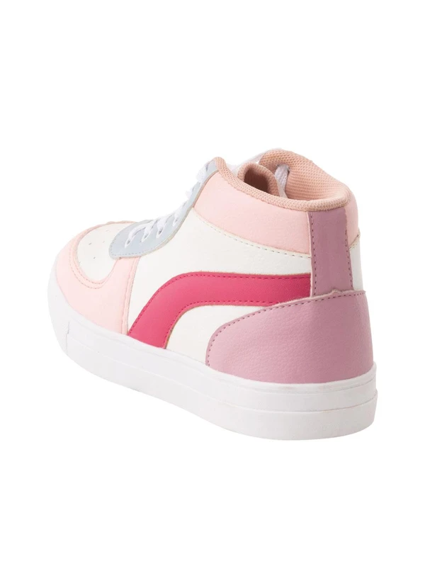 Perfecta - Tênis Infantil Rosa em Sintético 2