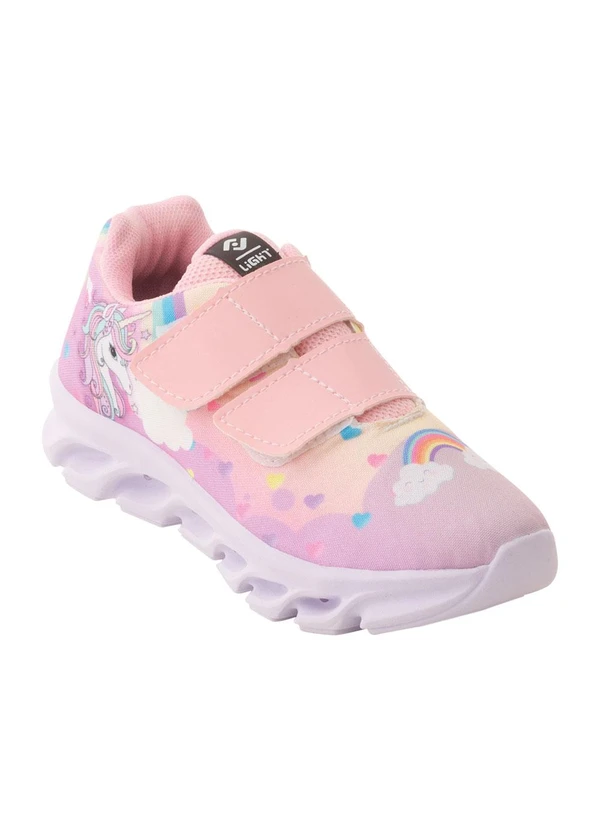 Perfecta - Tênis Infantil Rosa em Tecido