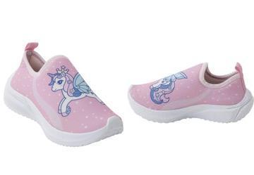 Tnis Infantil Rosa em Tecido