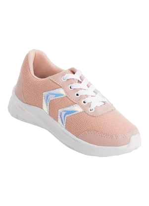 Perfecta - Tênis Infantil Rosê com Material Refletivo - PERFECTA
