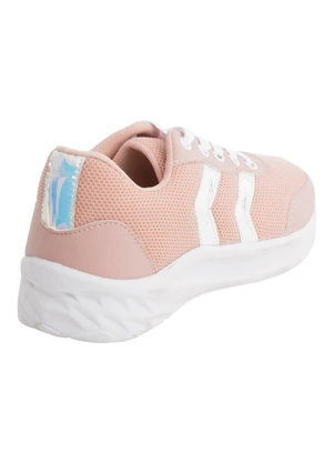 Perfecta - Tênis Infantil Rosê com Material Refletivo - PERFECTA