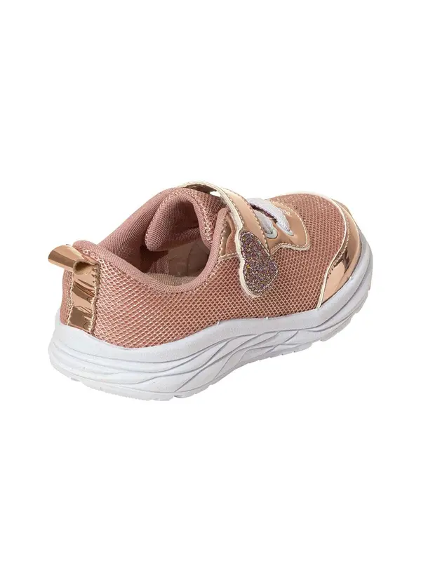 Perfecta - Tênis Infantil Rosê em Sintético 2