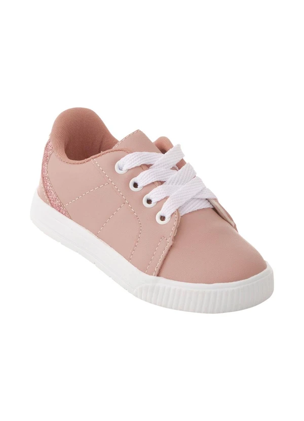 Perfecta - Tênis Infantil Rosê em Sintético