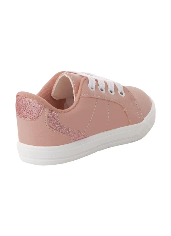 Perfecta - Tênis Infantil Rosê em Sintético 2