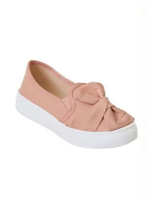 Perfecta - Tênis Infantil Rose em Tecido - PERFECTA