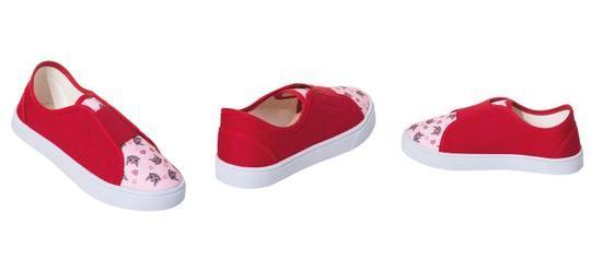 T�nis Infantil Vermelho com El�stico