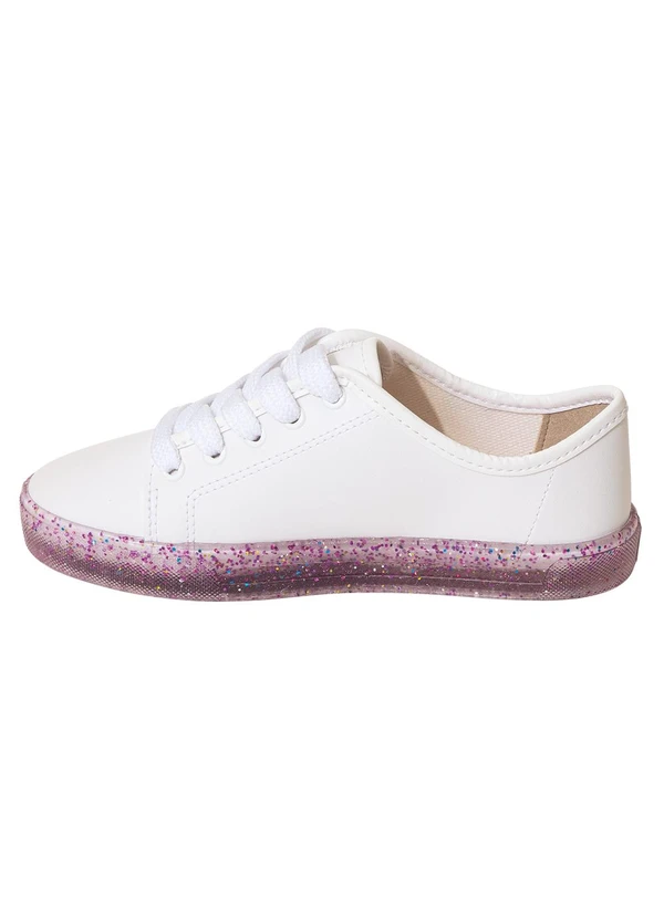 Molekinha - Tênis Molekinha Branco com Adesivos de Brinde 3