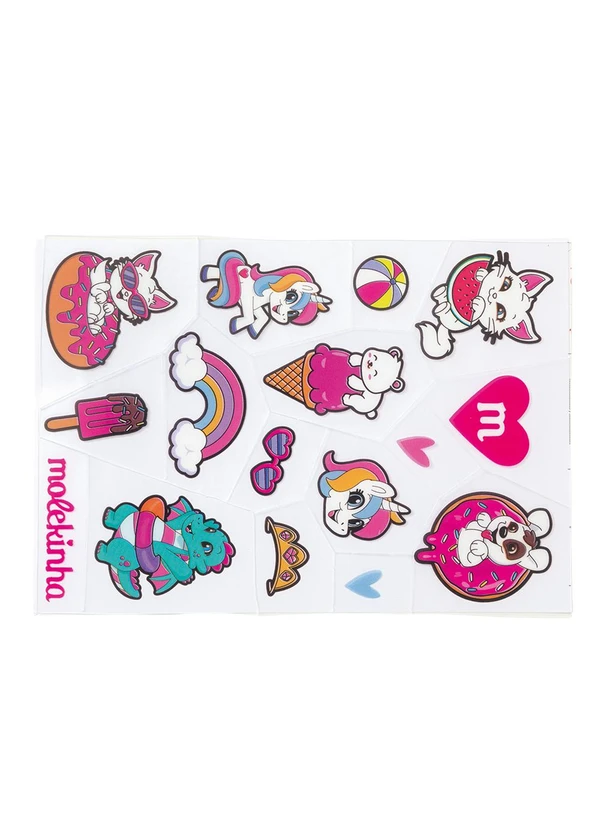 Molekinha - Tênis Molekinha Branco com Adesivos de Brinde 4