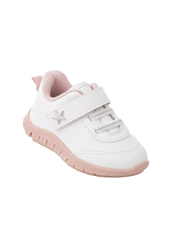 Molekinha - Tênis Molekinha Branco com Velcro