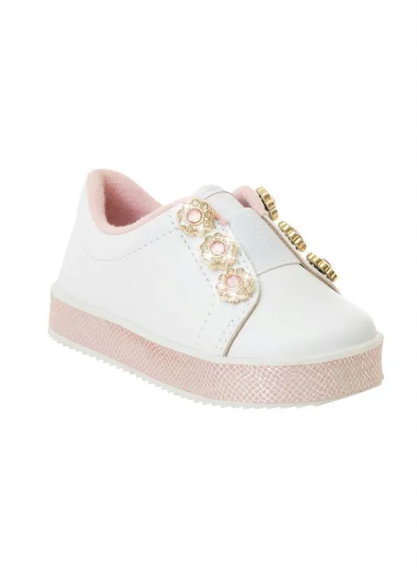 Molekinha - Tênis Molekinha Branco em Sintético