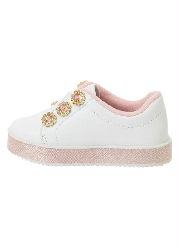 Molekinha - Tênis Molekinha Branco em Sintético 3