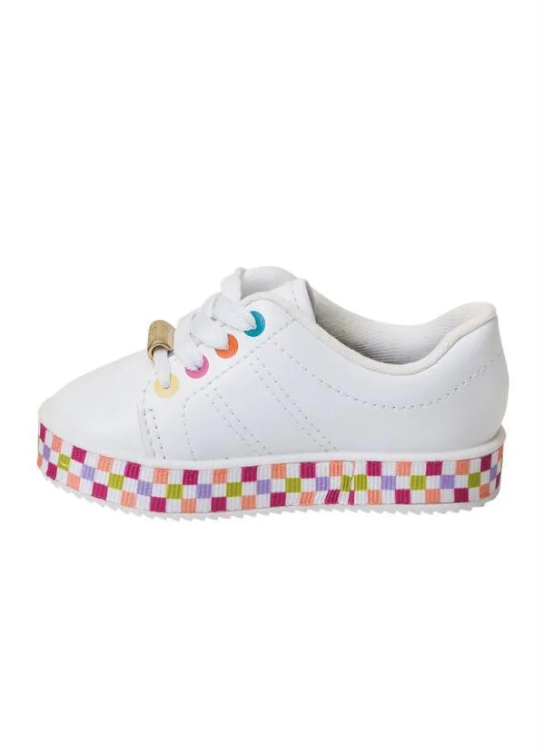 Molekinha - Tênis Molekinha Branco em Sintético 3