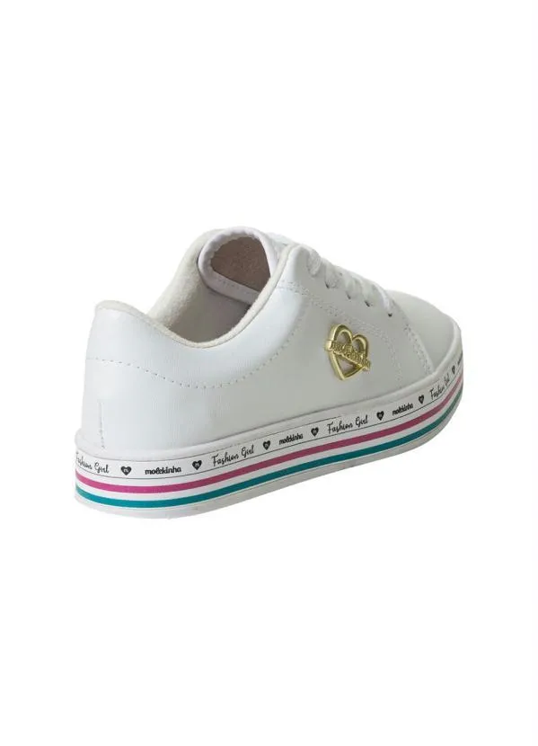 Molekinha - Tênis Molekinha Branco em Sintético 2