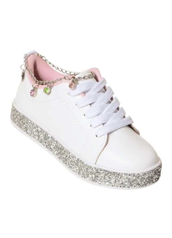 Tênis Molekinha Branco em Sintético Multimarcas