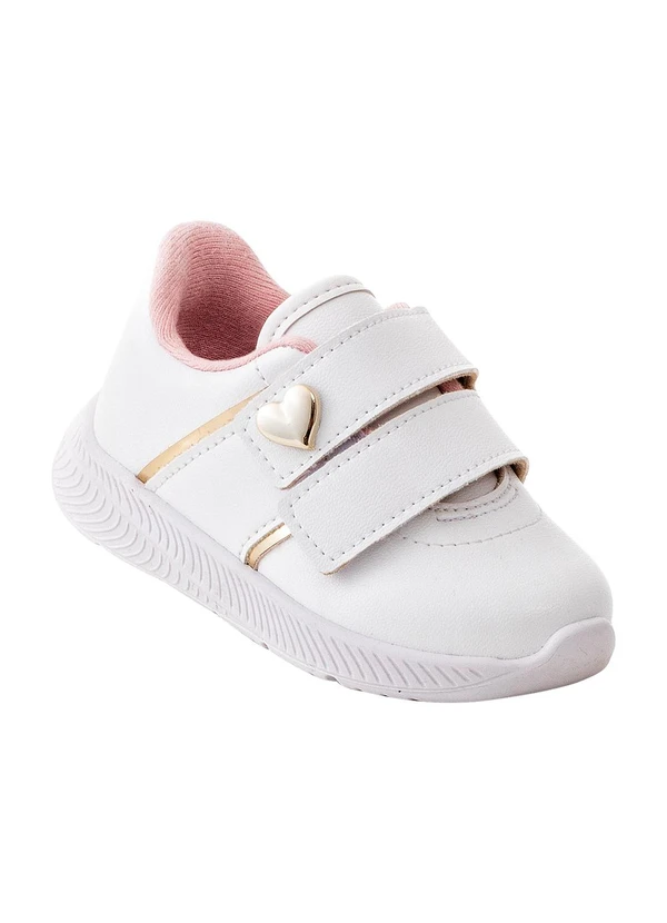 Molekinha - Tênis Molekinha Branco em Sintético