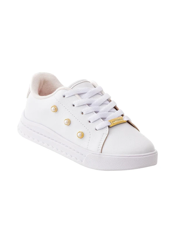 Molekinha Tênis Molekinha Branco em Sintético