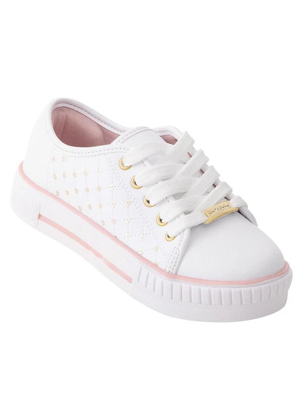 Molekinha - Tênis Molekinha Branco em Sintético