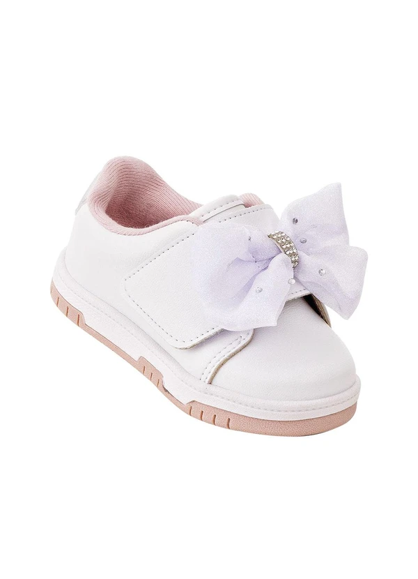 Molekinha - Tênis Molekinha Branco em Sintético