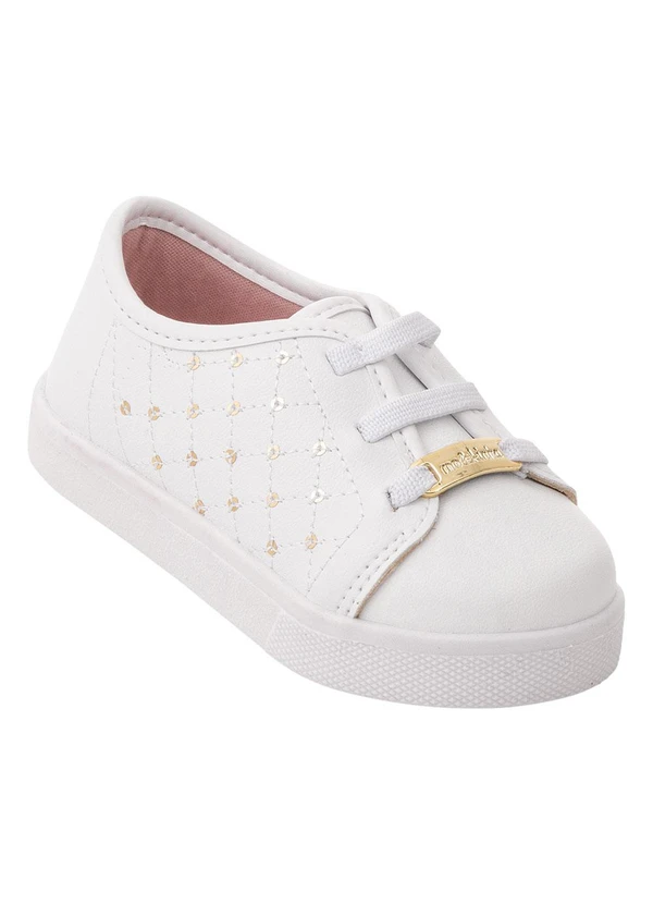 Molekinha - Tênis Molekinha Branco em Sintético