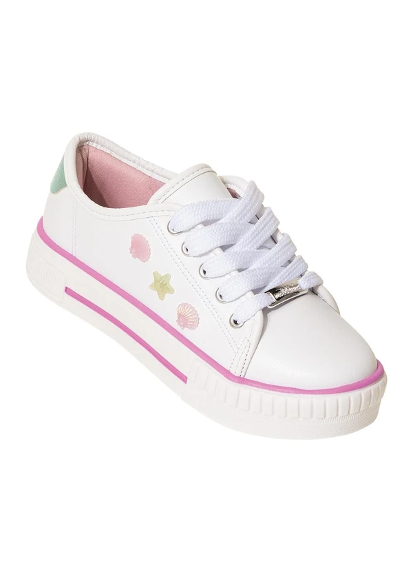 Molekinha - Tênis Molekinha Branco em Sintético