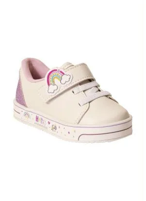 Tênis Molekinha (Off White) em Sisntético - MOLEKINHA