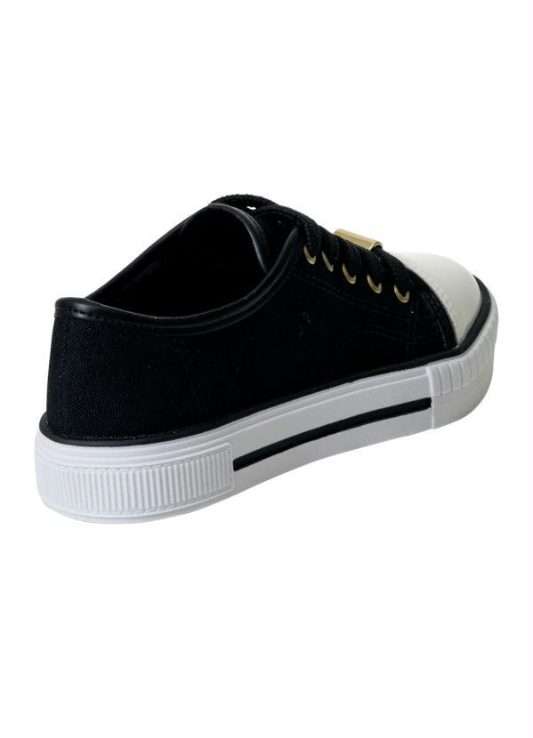 Molekinha - Tênis Molekinha Preta em Tecido 2