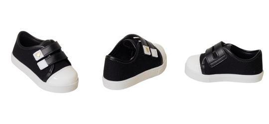 T�nis Molekinha Preto em Tecido