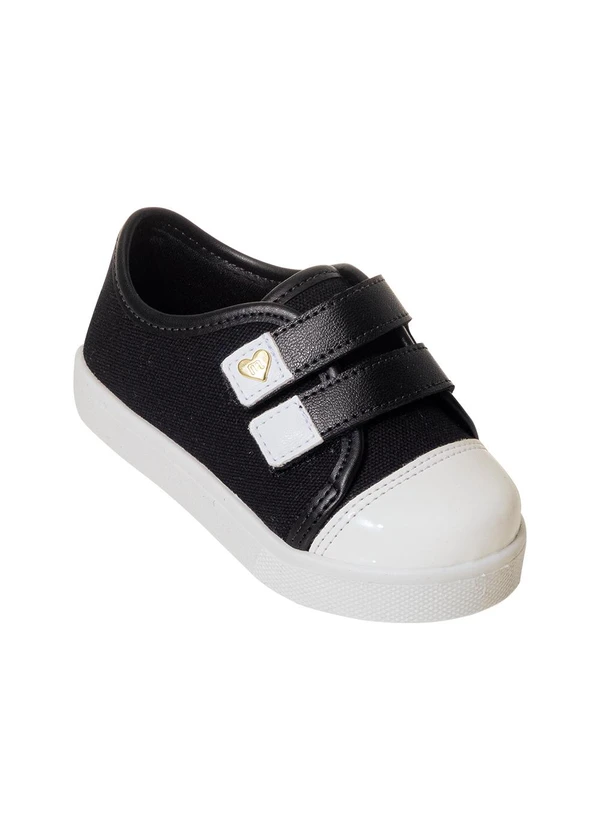 Molekinha - Tênis Molekinha Preto em Tecido