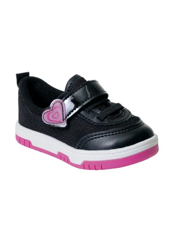 Molekinha - Tênis Molekinha Preto em Sintético