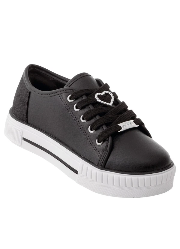 Molekinha - Tênis Molekinha Preto em Sintético