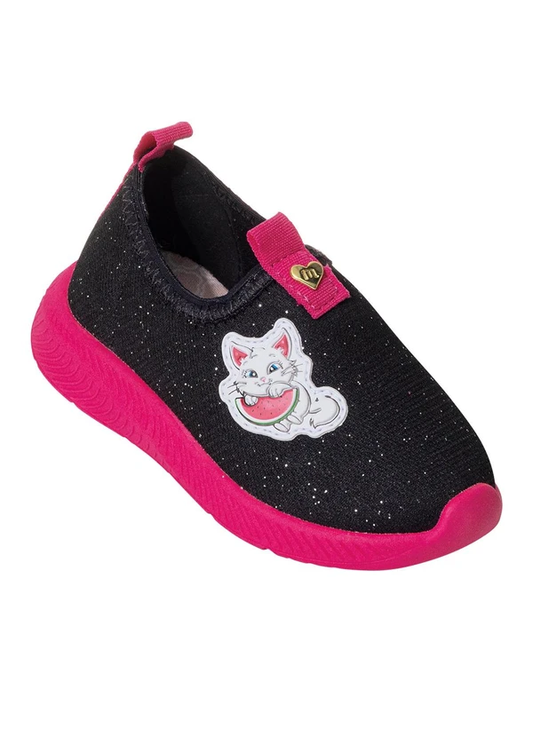 Molekinha - Tênis Molekinha Preto em Tecido