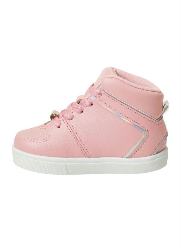 Molekinha - Tênis Molekinha Rosa em Sintético 3