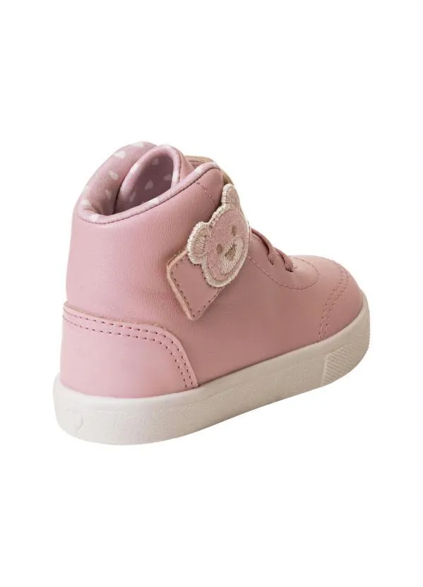 Molekinha - Tênis Molekinha Rosa em Sintético 2