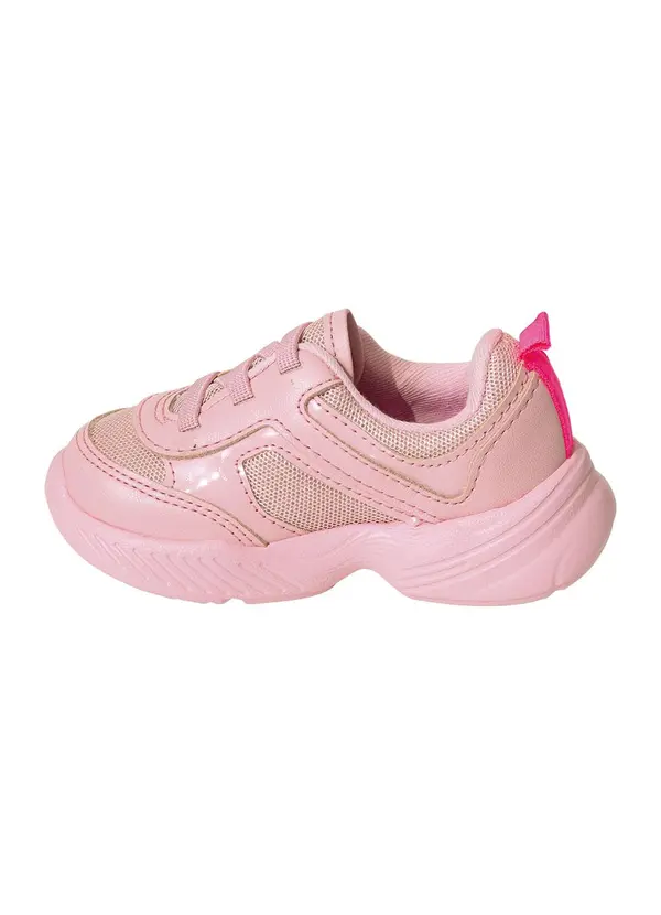 Molekinha - Tênis Molekinha Rosa em Sintético 3