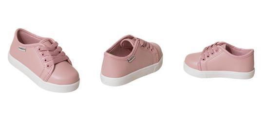 T�nis Molekinha Rosa em Sint�tico