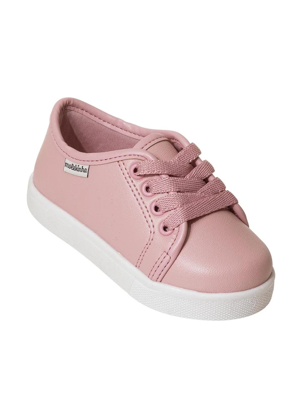 Molekinha - Tênis Molekinha Rosa em Sintético