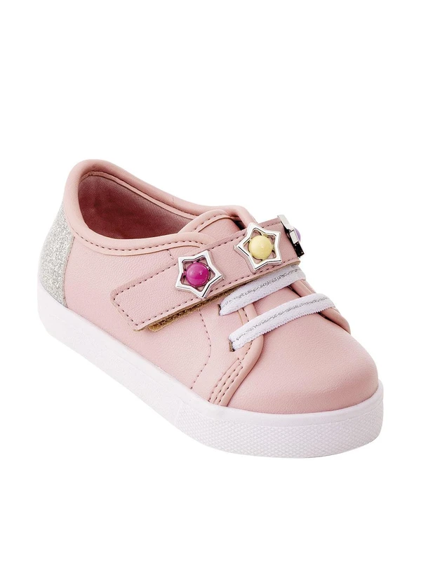 Molekinha - Tênis Molekinha Rosa em Sintético