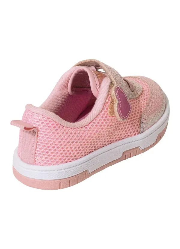 Molekinha - Tênis Molekinha Rosa em Tecido 2