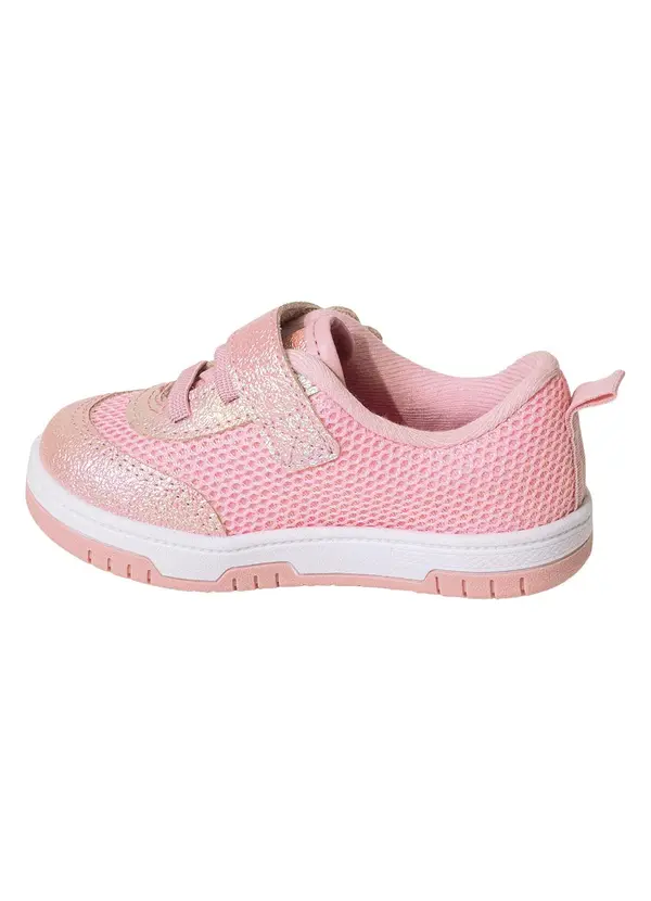 Molekinha - Tênis Molekinha Rosa em Tecido 3