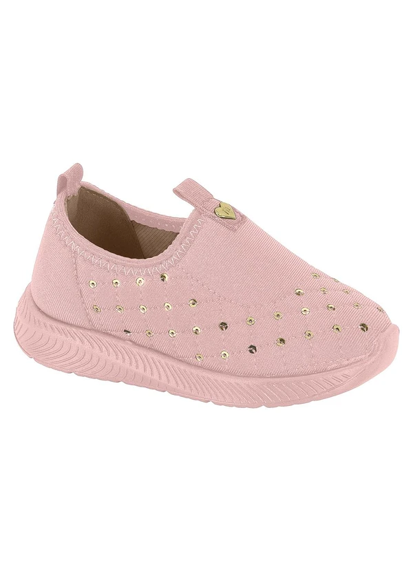 Molekinha - Tenis Molekinha Rosa em Tecido