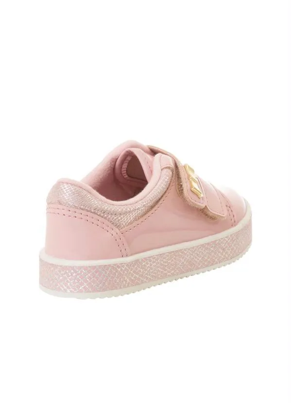 Molekinha - Tênis Molekinha Rosa em Verniz 2