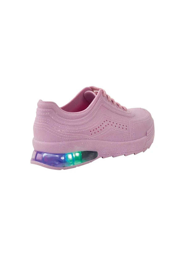 Perfecta - Tênis Rosa com Led 2