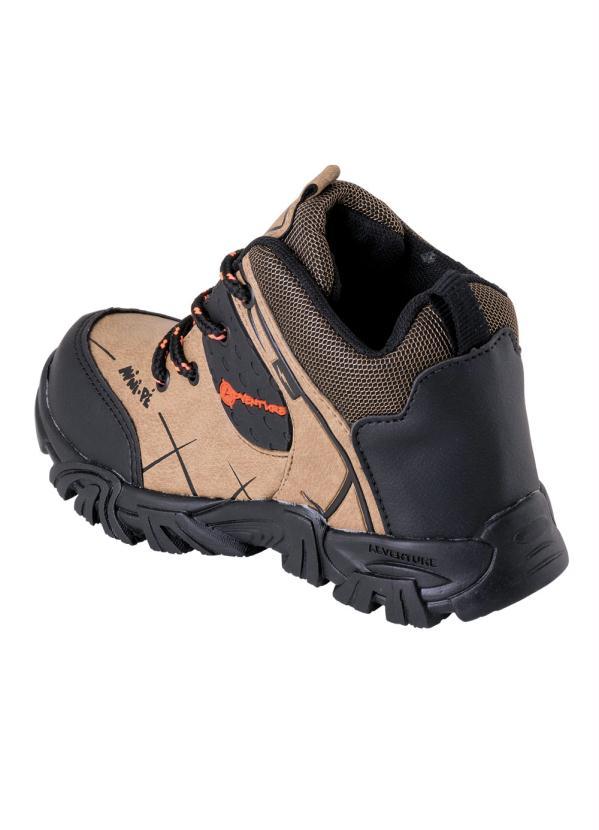 Outlet - Bota Infantil Bege em Sintético com Tecido 2