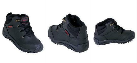 Bota Infantil Preta em Sinttico