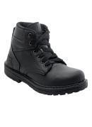 Bota Infantil Preta em Sinttico