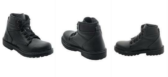 Bota Infantil Preta em Sinttico