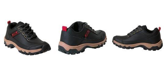 Bota Infantil Preta em Sinttico