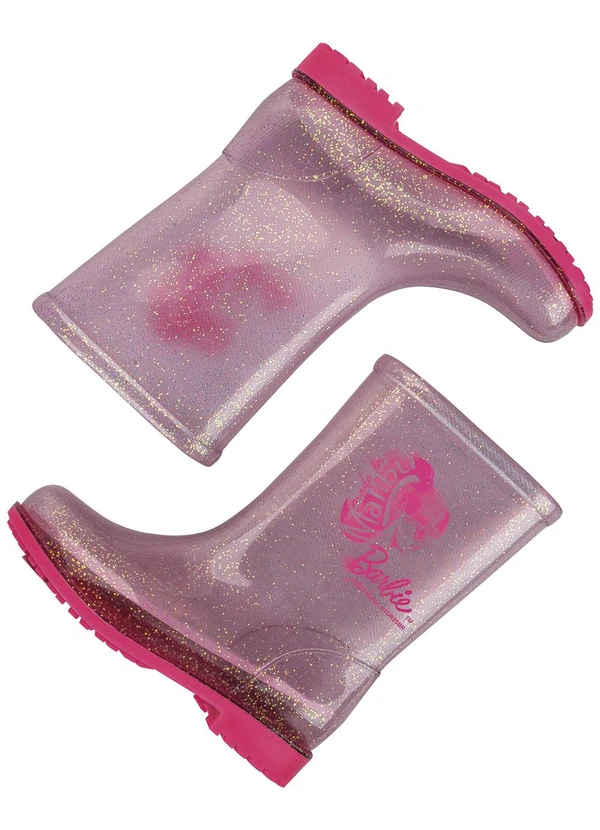 Grendene Kids - Galocha Mattel Fall Rain Rosa 2
